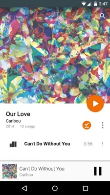 Google Play Music android App screenshot 2